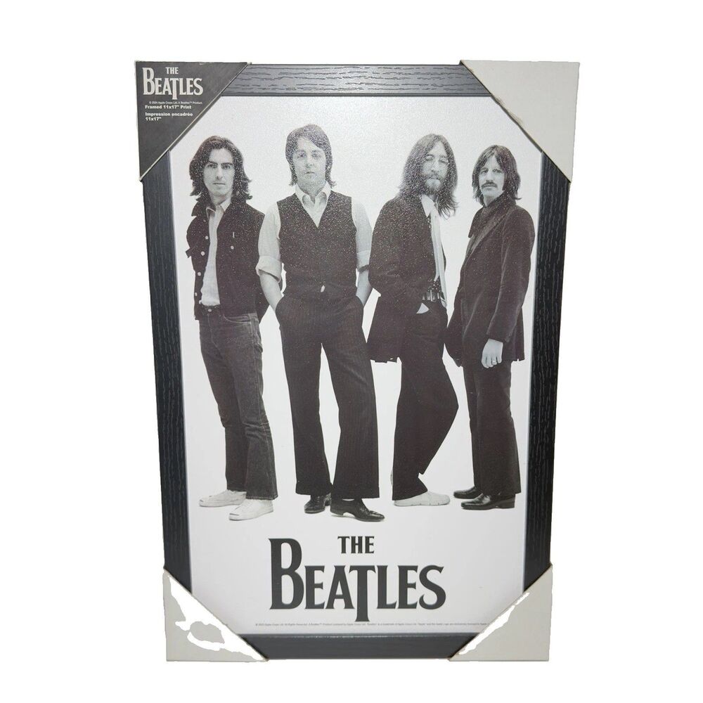 The Beatles Framed Print Poster 11x17in Rock & Pop Music Wall Art